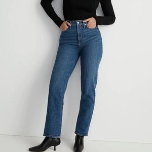 Madewell curvy perfect vintage straight jean